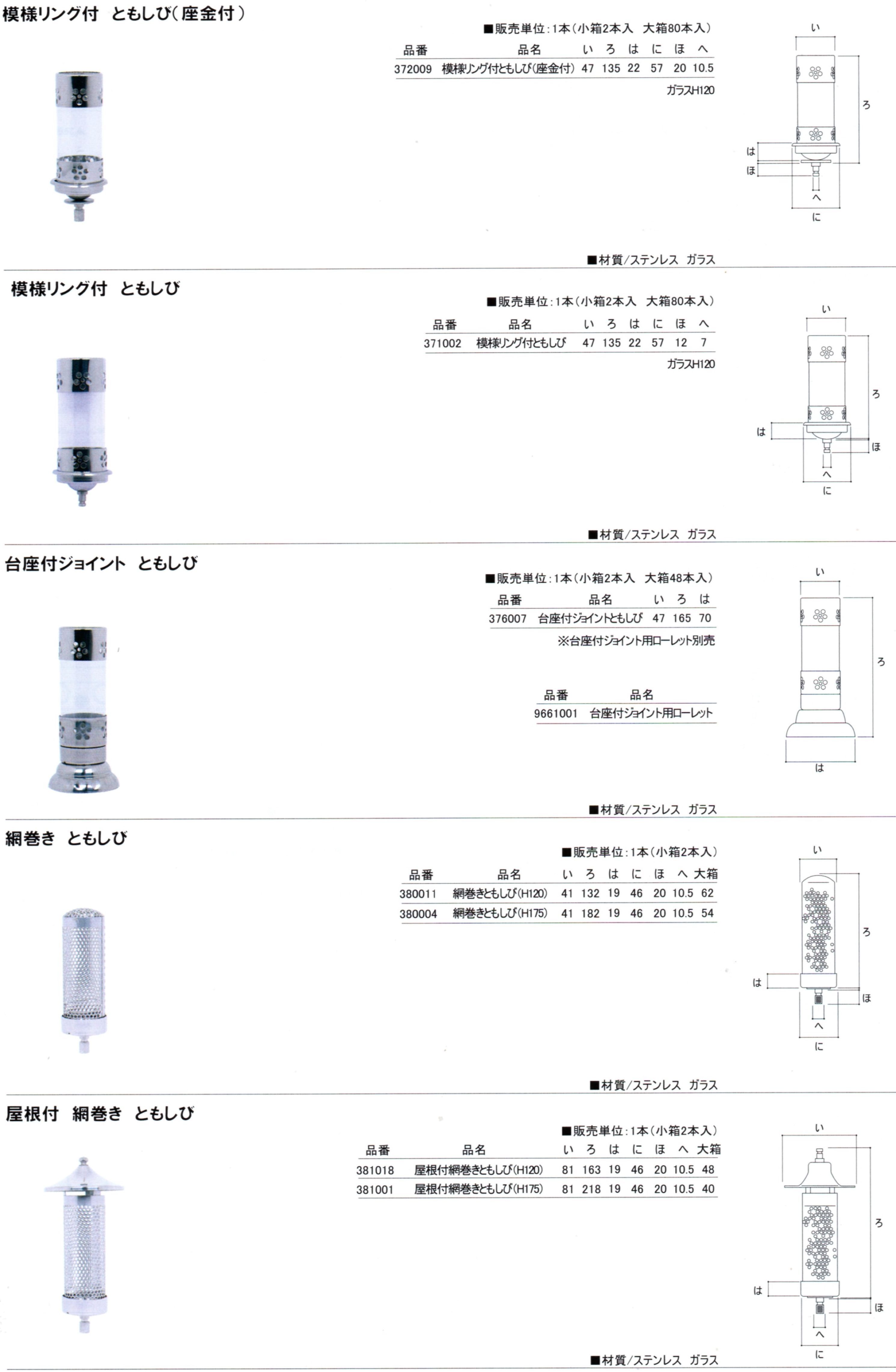 29模様リング付ともしび→屋根付網巻ともしび_result