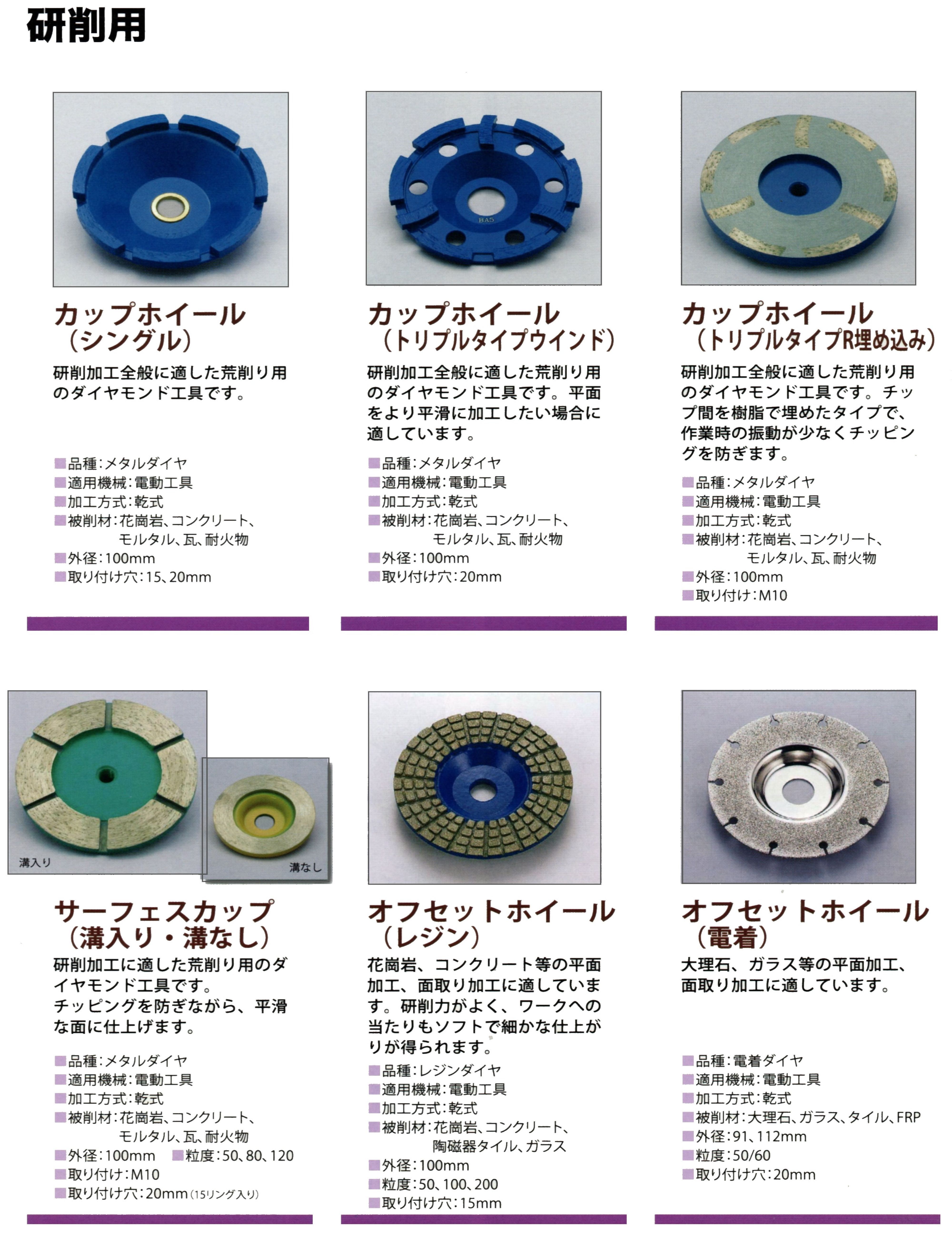 三和研磨工業｜石材用ダイヤ・墓装・石材加工品の新潟ダイヤ販売